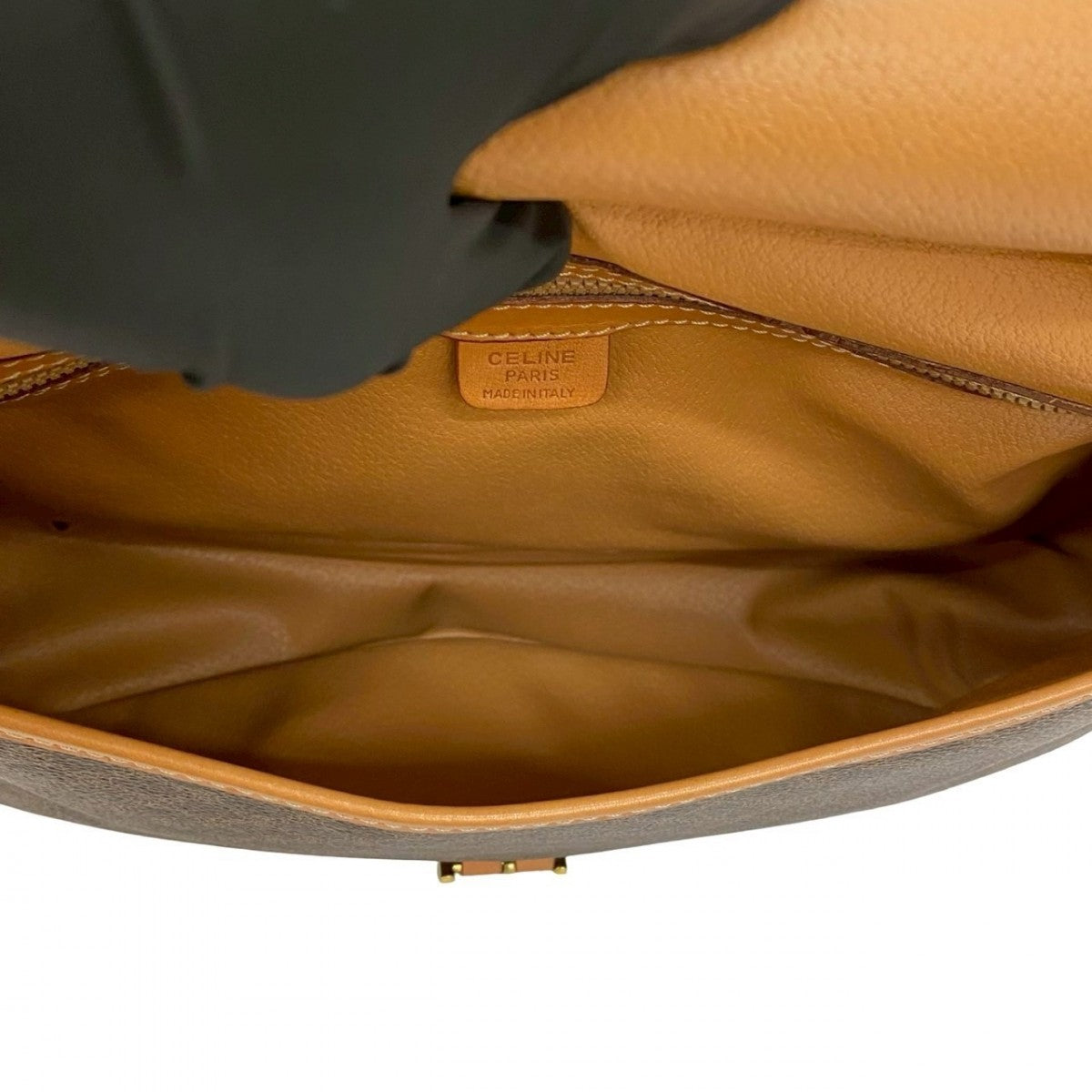 CELINE Shoulder Bag leather Brown