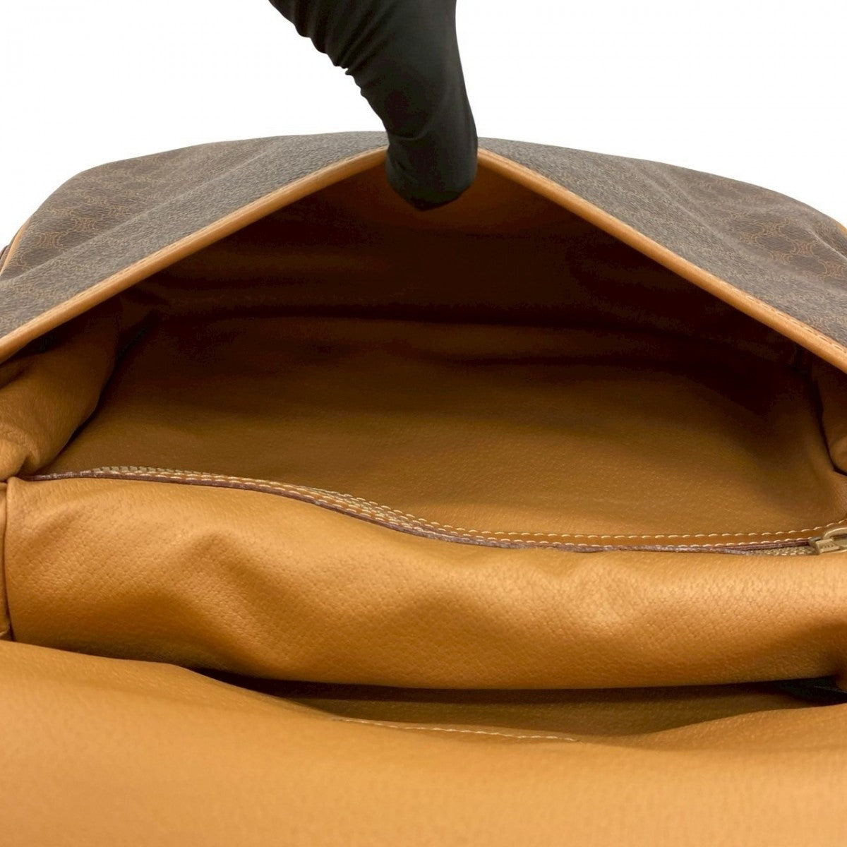 CELINE Shoulder Bag leather Brown