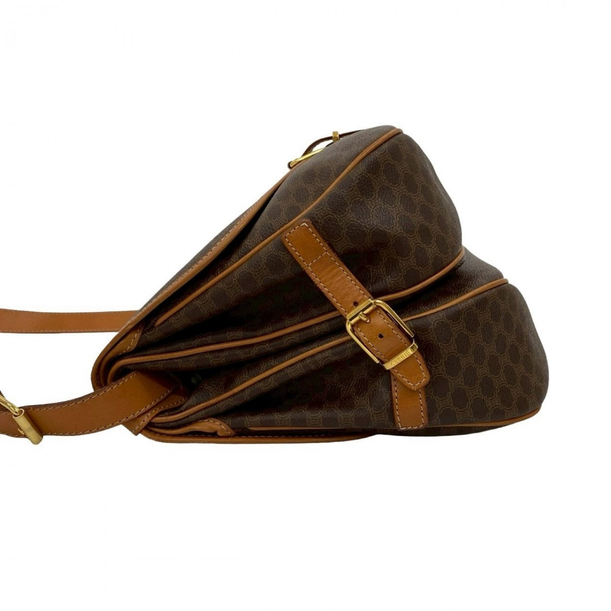 CELINE Shoulder Bag leather Brown