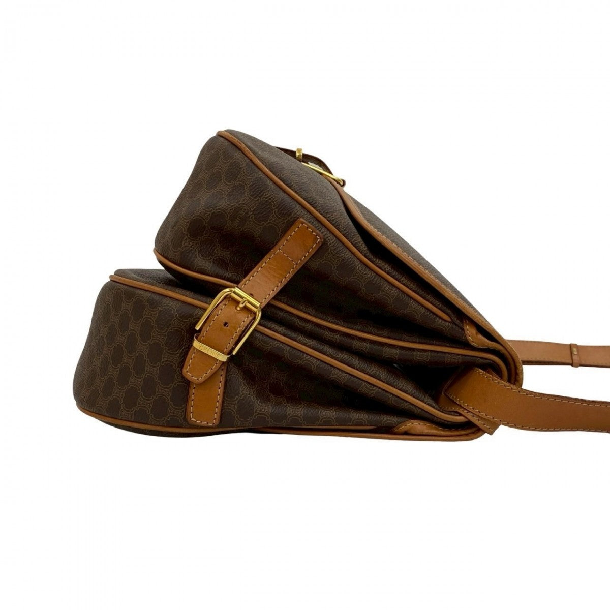 CELINE Shoulder Bag leather Brown