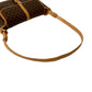 CELINE Shoulder Bag Leather, PVC Brown Macadam Blason Triomphe Pattern Women Used Authentic