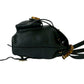 GUCCI Backpack leather black Bamboo