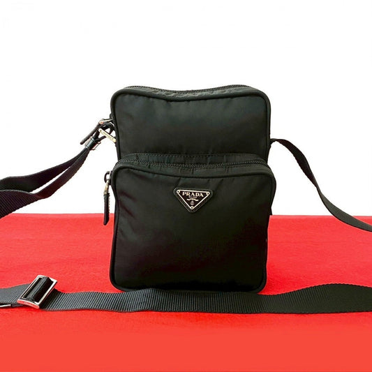 PRADA Shoulder Bag Nylon black