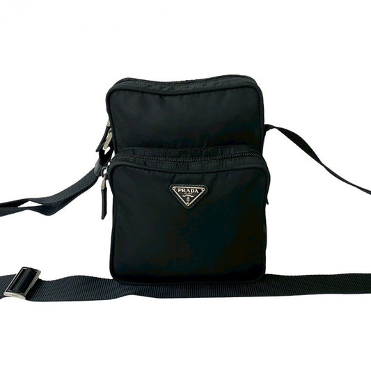 PRADA Shoulder Bag Nylon black
