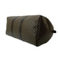 CELINE Boston Duffel bag Leather, PVC black Macadam Blason Triomphe Pattern Women Used Authentic