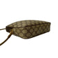 GUCCI Shoulder Bag Leather, PVC Brown GG logo Metal Women Used Authentic