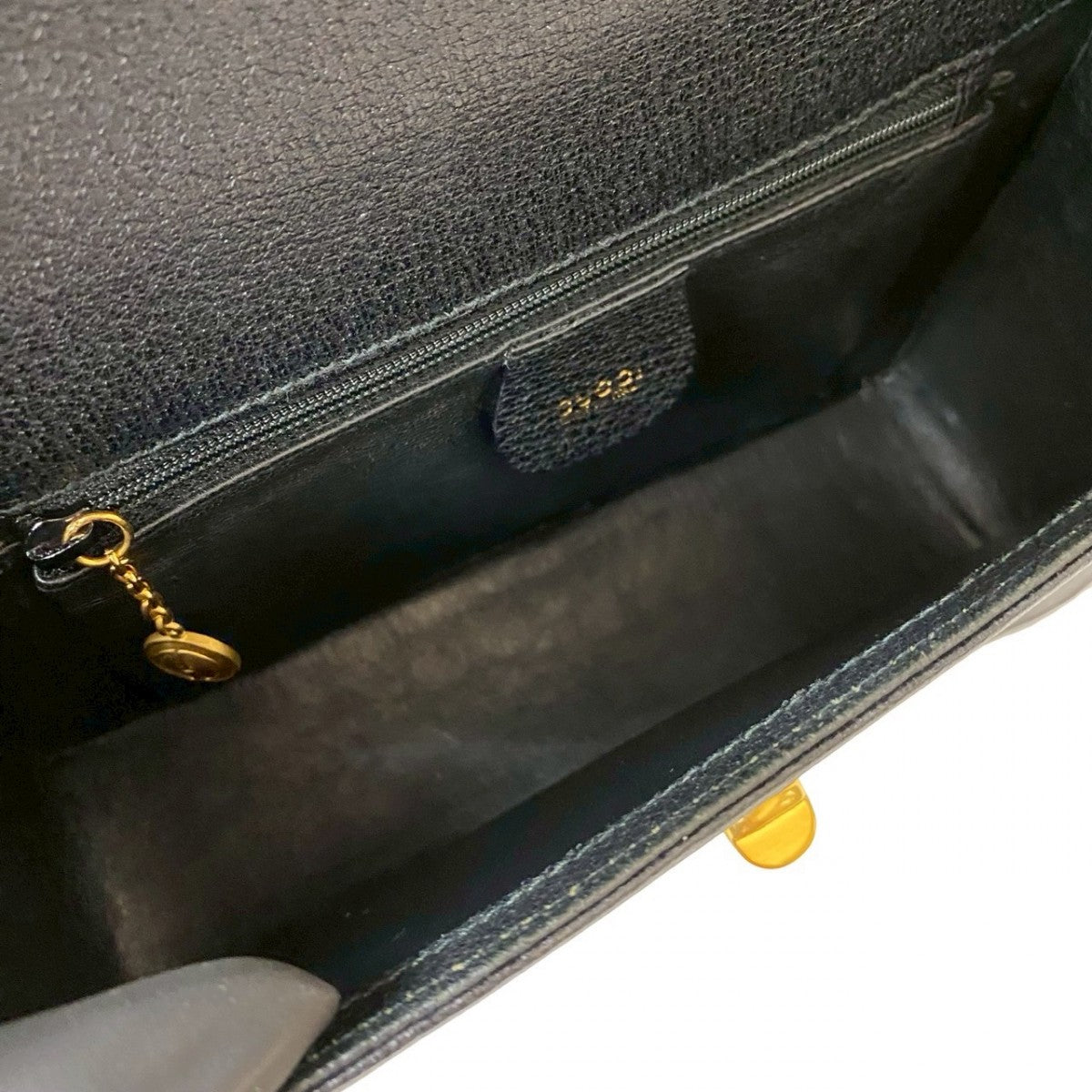 GUCCI Handbag leather black Bamboo