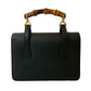 GUCCI Handbag leather black Bamboo