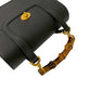 GUCCI Handbag leather black Bamboo