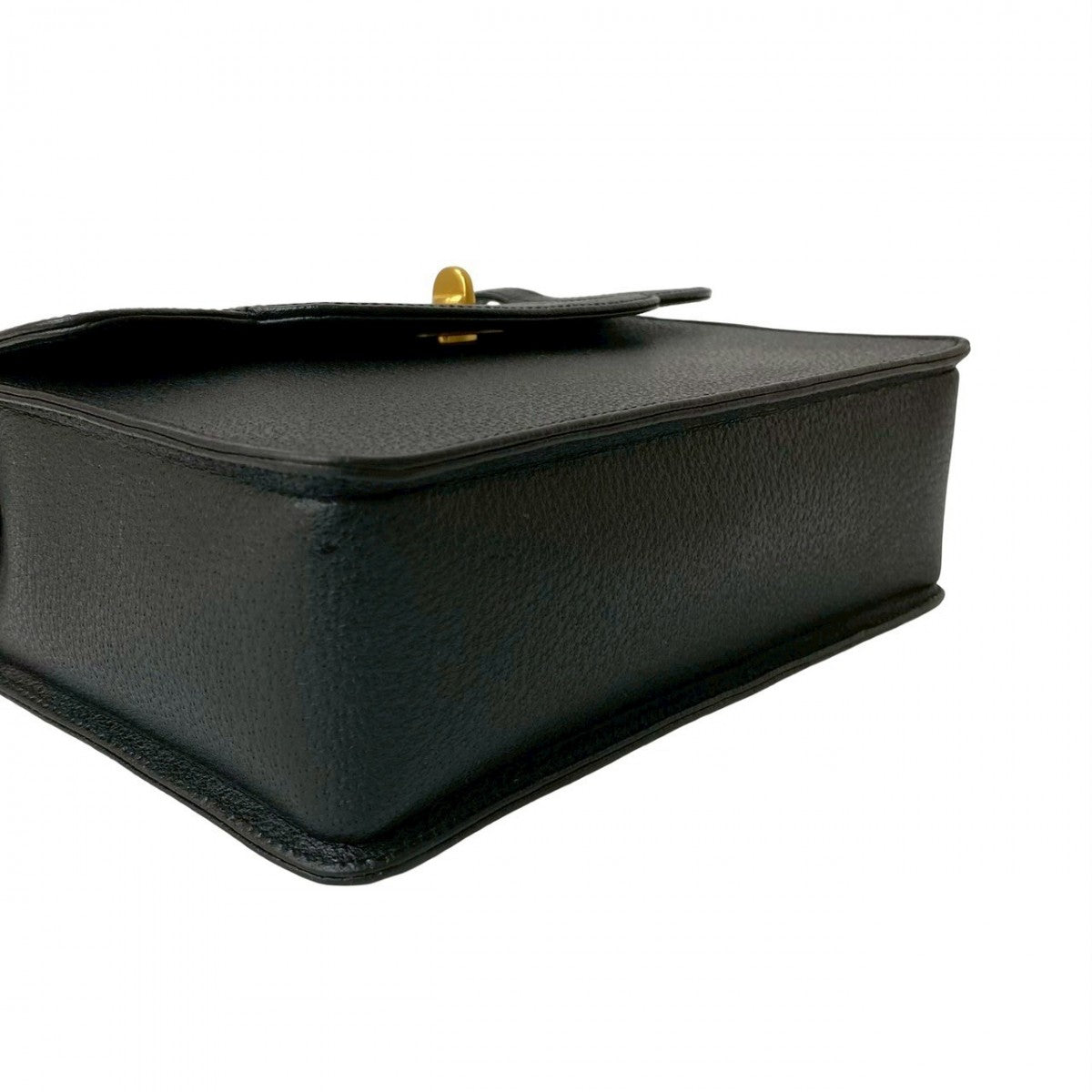 GUCCI Handbag leather black Bamboo
