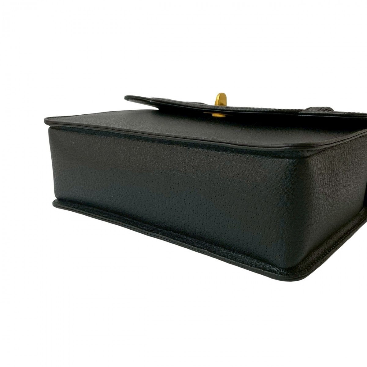 GUCCI Handbag leather black Bamboo