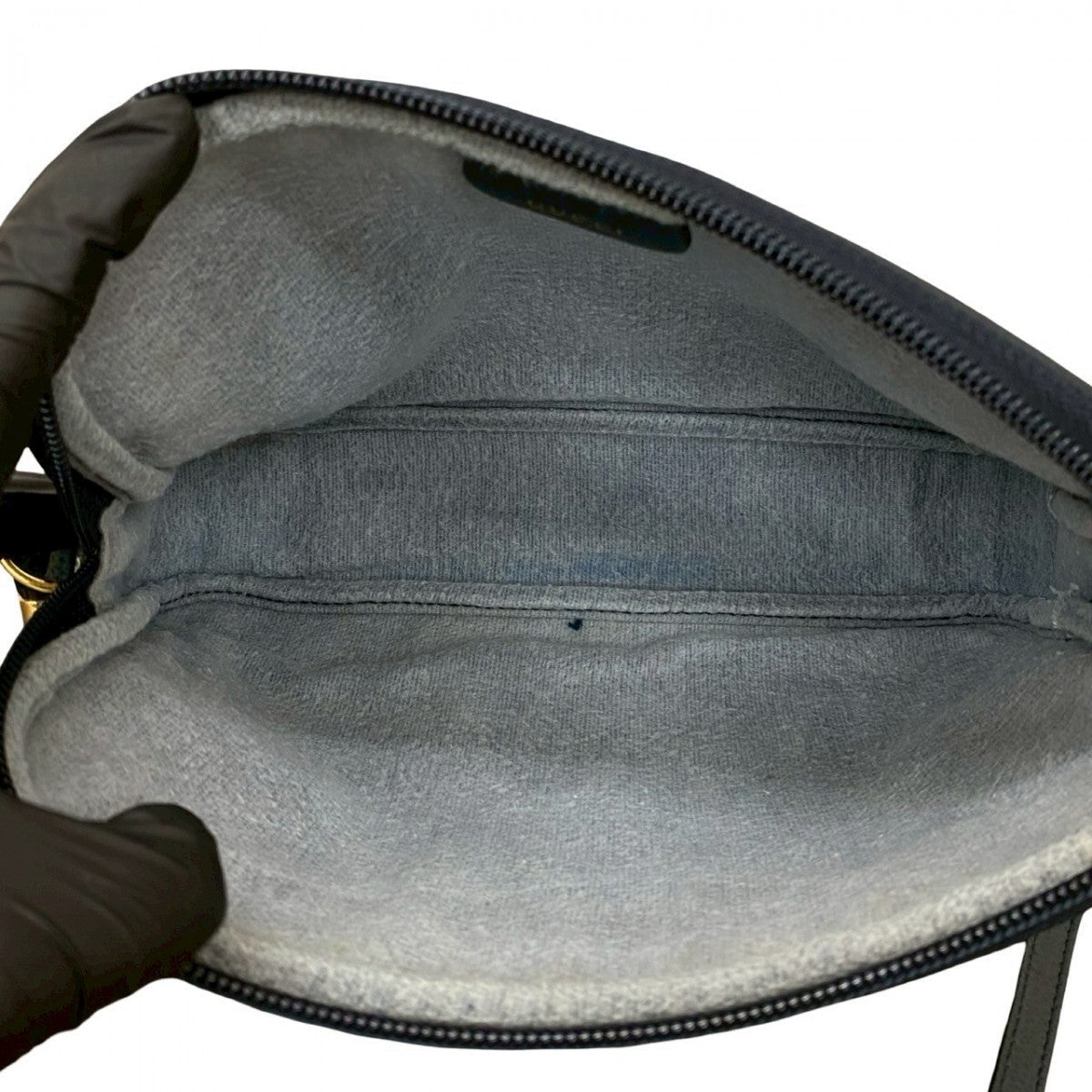GUCCI Shoulder Bag leather Navy