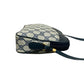 GUCCI Shoulder Bag leather Navy