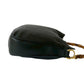 GUCCI Handbag leather black Bamboo Women Used Authentic