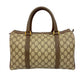 GUCCI Handbag leather Brown Sherry line