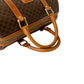 CELINE Handbag Leather, PVC Brown Macadam Blason Triomphe Women Used Authentic