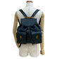 GUCCI Backpack leather Navy Bamboo