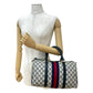 GUCCI Handbag leather Navy Sherry line