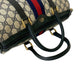 GUCCI Handbag leather Navy Sherry line