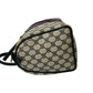 GUCCI Handbag leather Navy Sherry line
