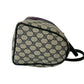 GUCCI Handbag leather Navy Sherry line