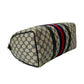 GUCCI Handbag leather Navy Sherry line