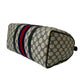 GUCCI Handbag leather Navy Sherry line