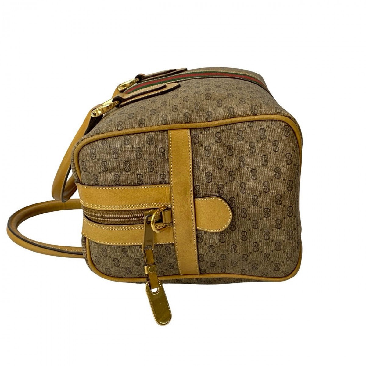 GUCCI Handbag leather Brown Sherry line