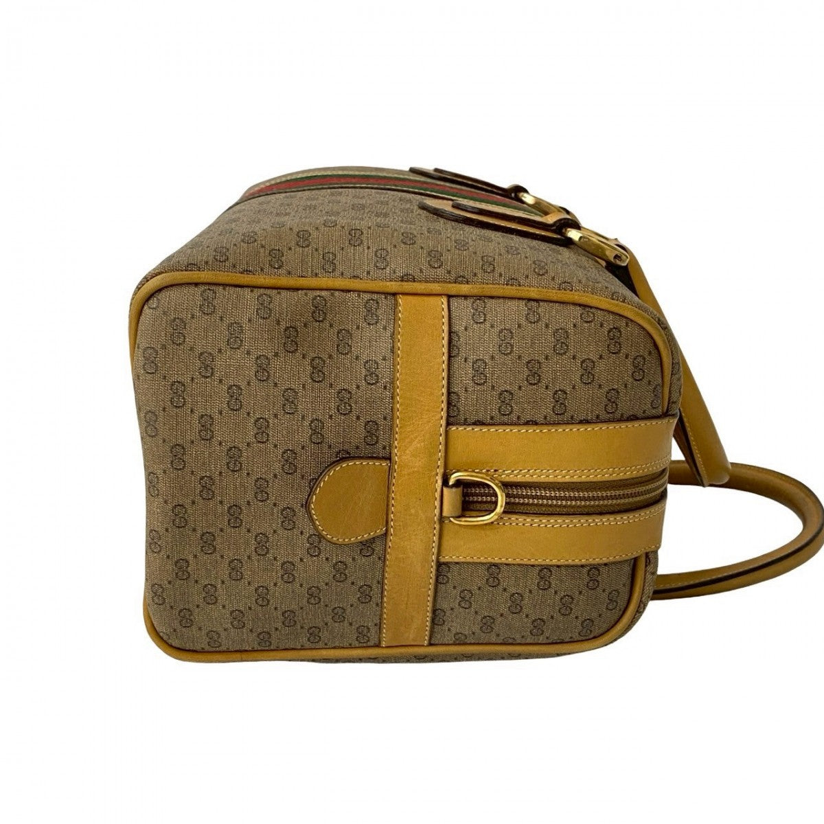 GUCCI Handbag leather Brown Sherry line