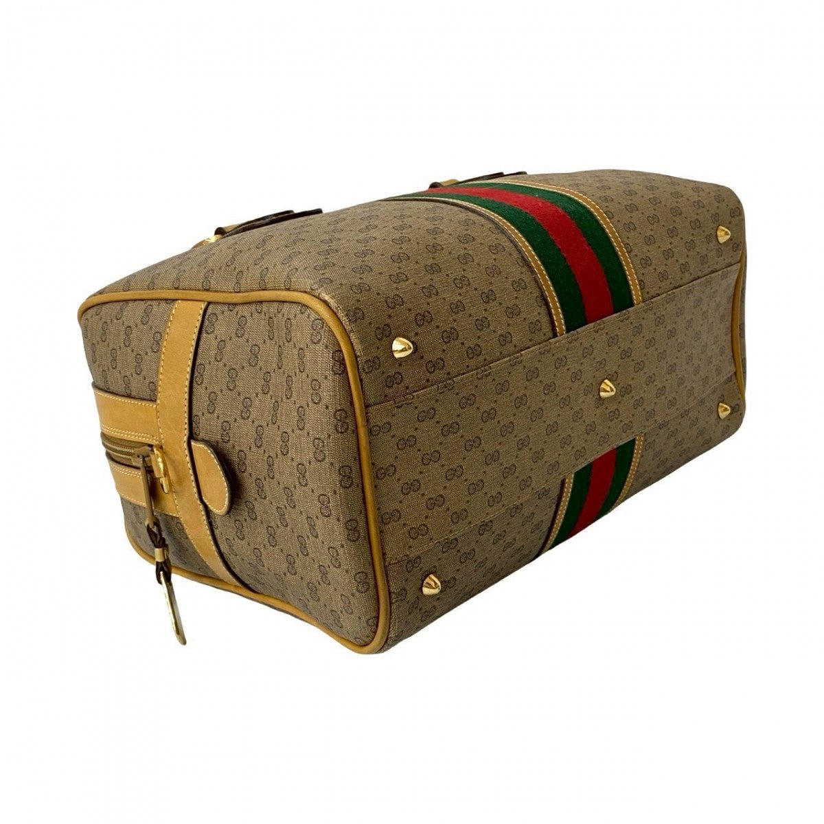 GUCCI Handbag leather Brown Sherry line