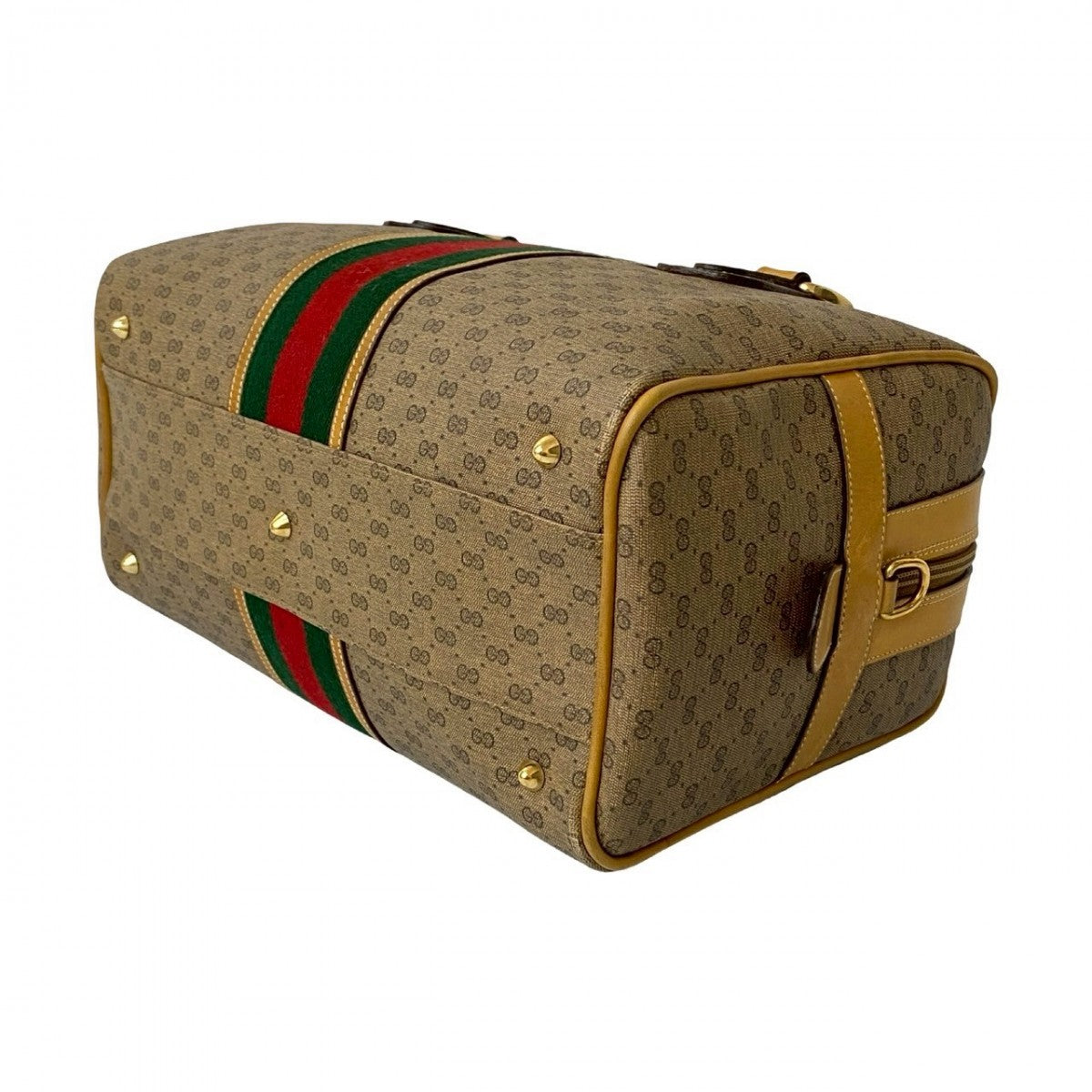 GUCCI Handbag leather Brown Sherry line