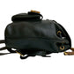 GUCCI Backpack leather black Bamboo