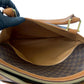 CELINE Handbag Leather, PVC Brown Macadam Blazon Pattern Triomphe logo Women Used Authentic