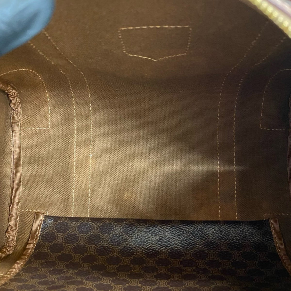 CELINE Handbag leather Brown