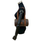CELINE Boston Duffel bag Leather, PVC Brown Macadam Blason Triomphe Pattern Women Used Authentic