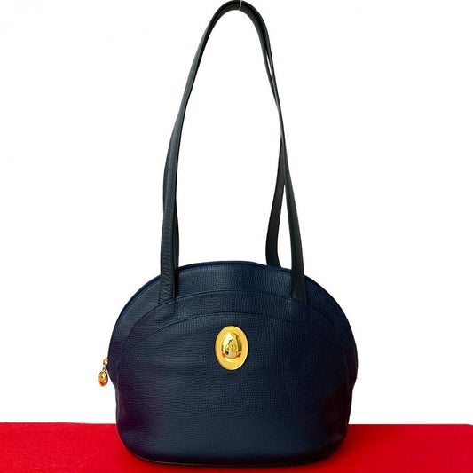 Dior Shoulder Bag leather Navy
