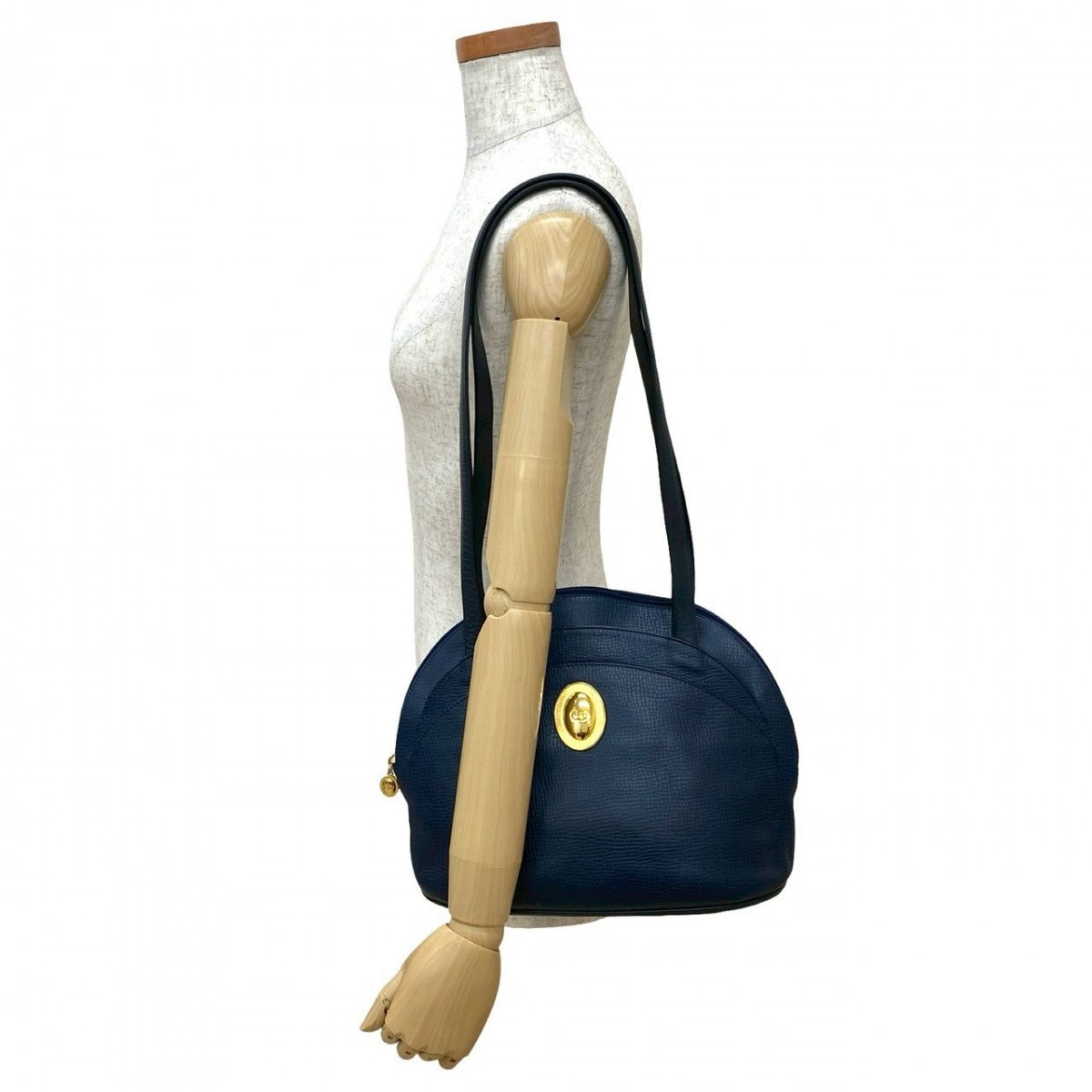 Dior Shoulder Bag leather Navy