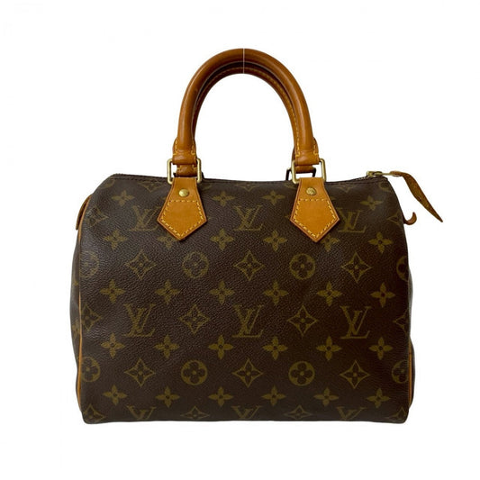 LOUIS VUITTON Handbag M41109 leather Brown Monogram Speedy 25