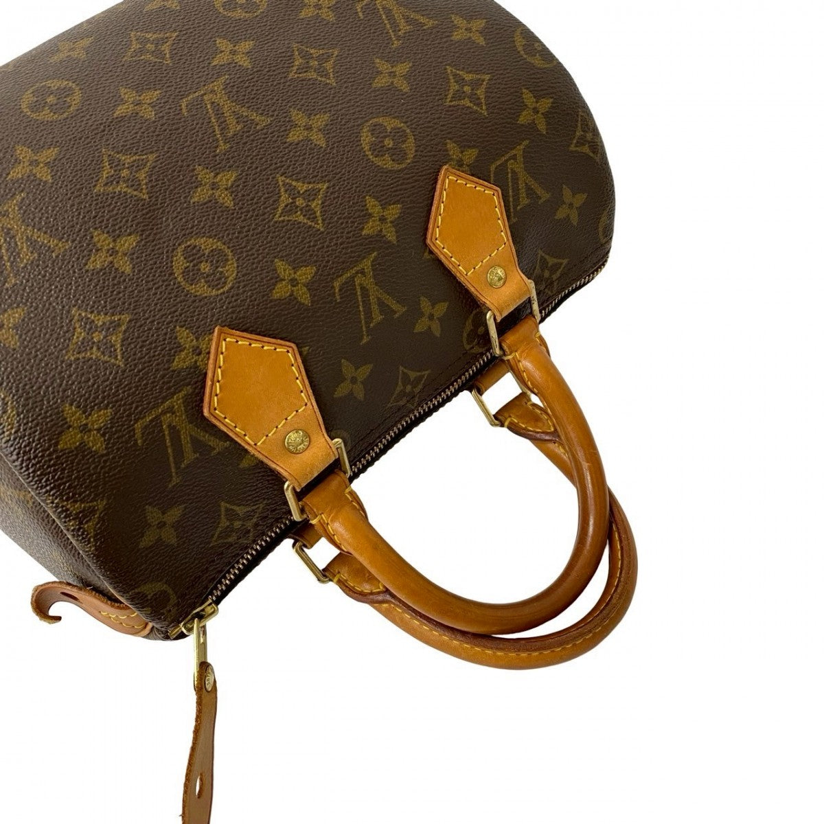 LOUIS VUITTON Handbag M41109 leather Brown Monogram Speedy 25