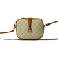 GUCCI Shoulder Bag leather Brown Old Gucci vintage