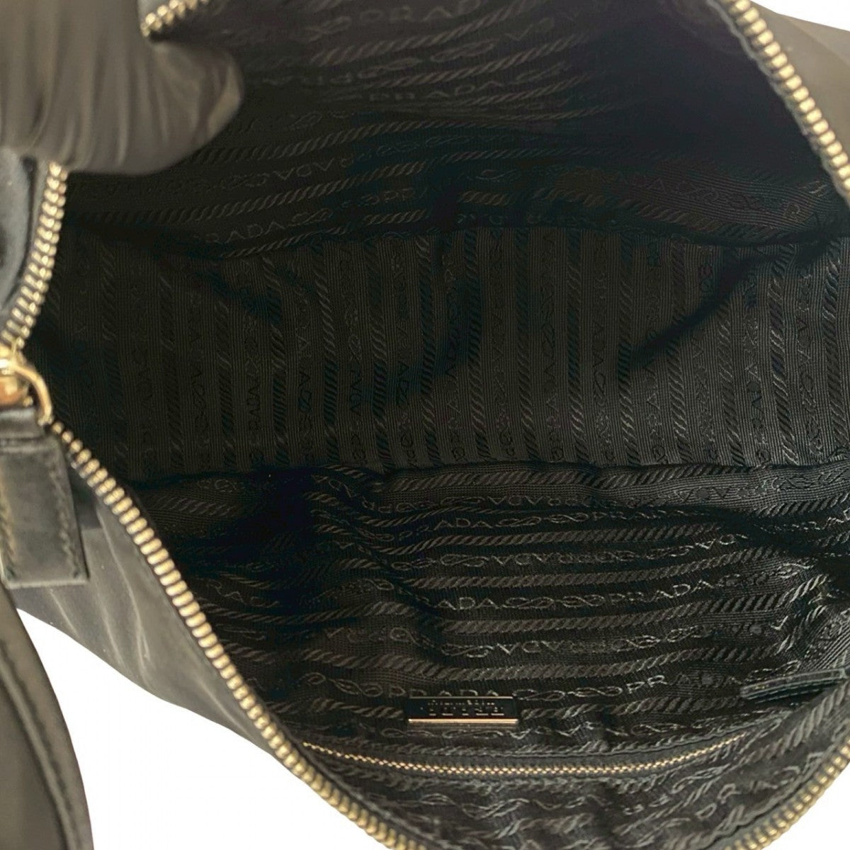 PRADA Shoulder Bag Nylon black