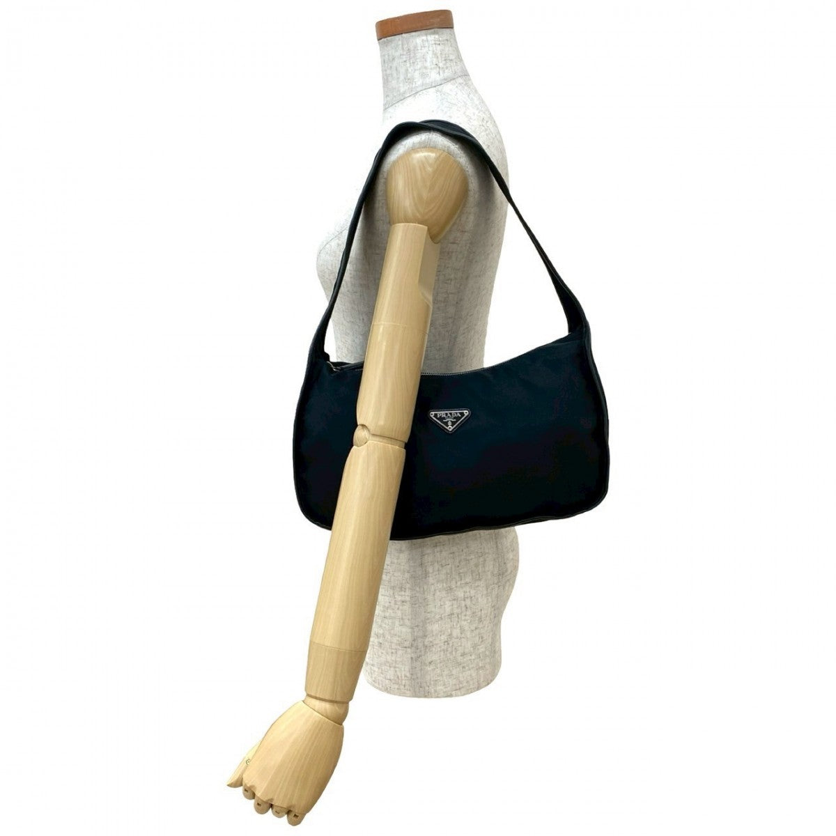 PRADA Shoulder Bag Nylon black