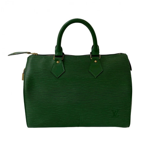 LOUIS VUITTON Handbag Epi Leather green Epi Speedy 25