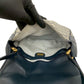 GUCCI Shoulder Bag leather Navy Sherry line