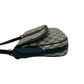 GUCCI Shoulder Bag leather Navy Sherry line