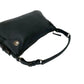 PRADA Shoulder Bag leather black logo Metal Women Used Authentic