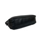PRADA Shoulder Bag leather black logo Metal Women Used Authentic