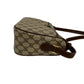 GUCCI Shoulder Bag leather Brown