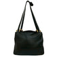 LOEWE Shoulder Bag leather black Anagram logo Women Used Authentic
