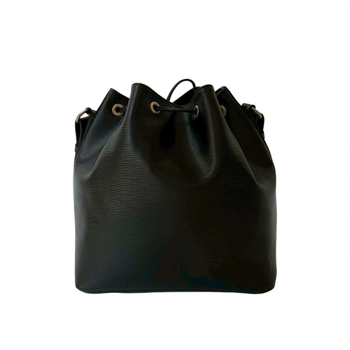 LOUIS VUITTON Shoulder Bag M59012 leather black Epi Petit Noe